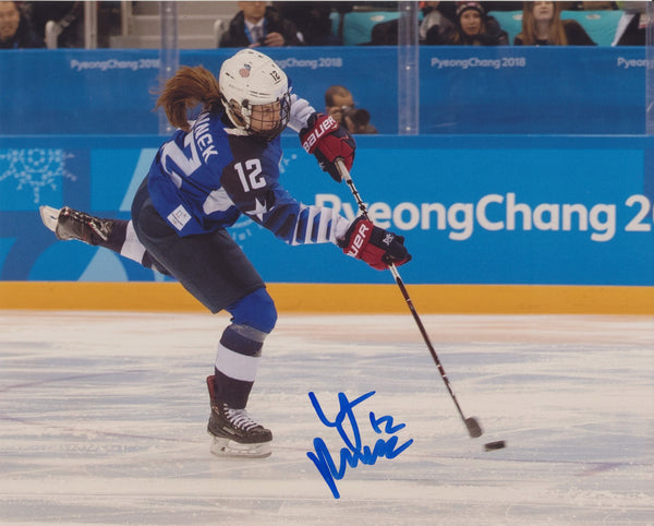 KELLY PANNEK SIGNED TEAM USA WOMEN'S HOCKEY 8X10 PHOTO – Overtime ...