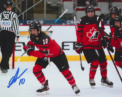 SARAH FILLIER SIGNED TEAM CANADA 8X10 PHOTO 2