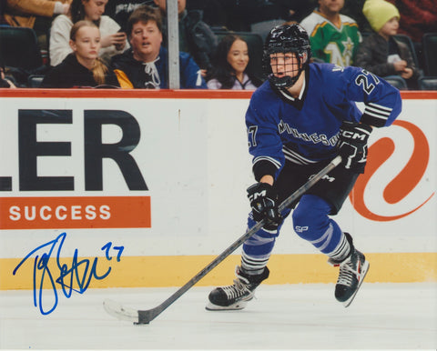 TAYLOR HEISE SIGNED MINNESOTA PWHL 8X10 PHOTO