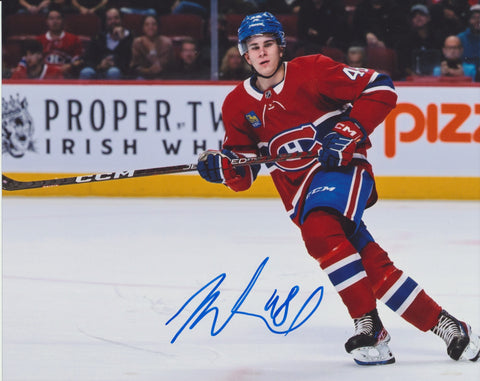 FILIP MESAR SIGNED MONTREAL CANADIENS 8X10 PHOTO 3