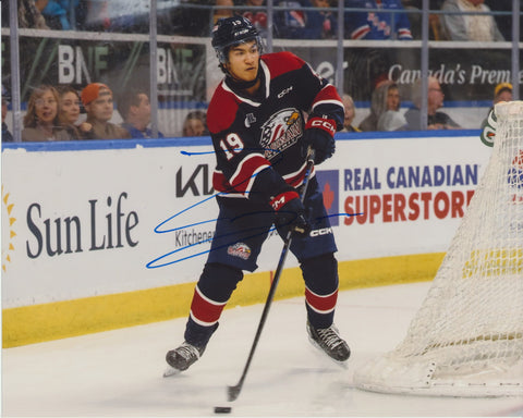 ZAYNE PAREKH SIGNED SAGINAW SPIRIT 8X10 PHOTO 2