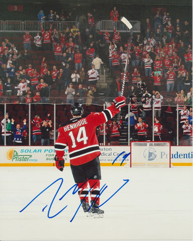 ADAM HENRIQUE SIGNED NEW JERSEY DEVILS 8X10 PHOTO 4