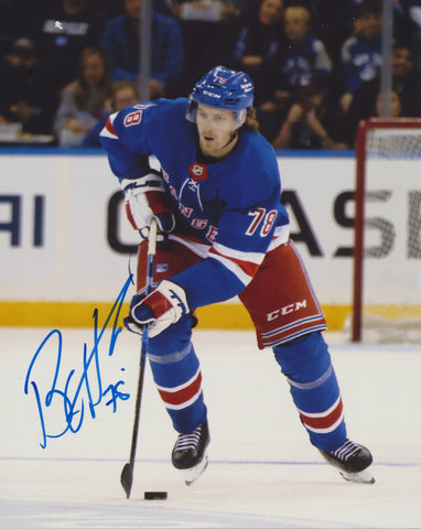 BRENNAN OTHMANN SIGNED NEW YORK RANGERS 8X10 PHOTO