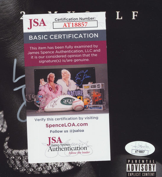 LIL TJAY SIGNED TRUE 2 MYSELF 12X12 PHOTO JSA – Overtime Autographs