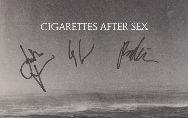 cigarettes after sex signed CIGARETTES AFTER SEX SIGNED CRY VINYL RECORD JSA