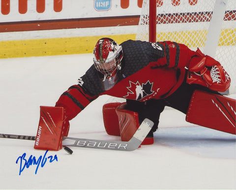 BENJAMIN GAUDREAU SIGNED TEAM CANADA 8X10 PHOTO