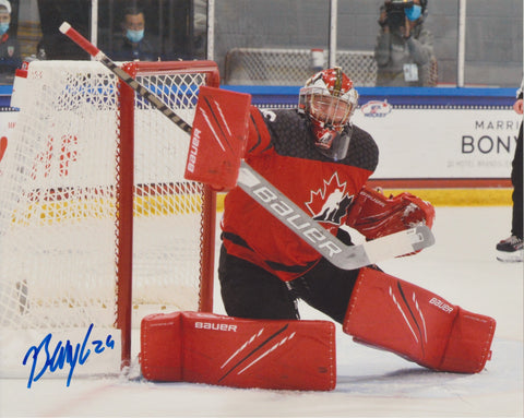 BENJAMIN GAUDREAU SIGNED TEAM CANADA 8X10 PHOTO 2
