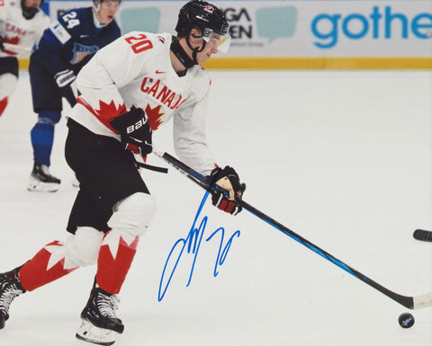 CARSON REHKOPF SIGNED TEAM CANADA 8X10 PHOTO
