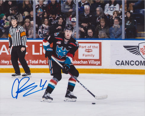 CADEN PRICE SIGNED KELOWNA ROCKETS 8X10 PHOTO 2