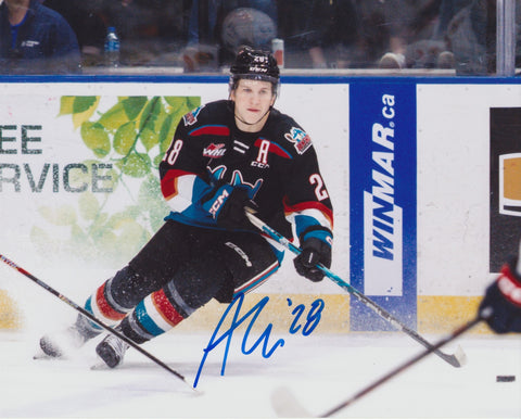ANDREW CRISTALL SIGNED KELOWNA ROCKETS 8X10 PHOTO