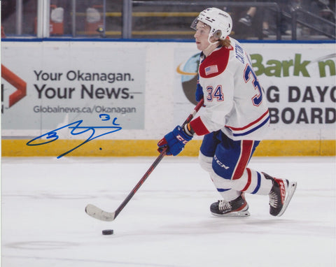 BERKLY CATTON SIGNED SPOKANE CHIEFS 8X10 PHOTO 2