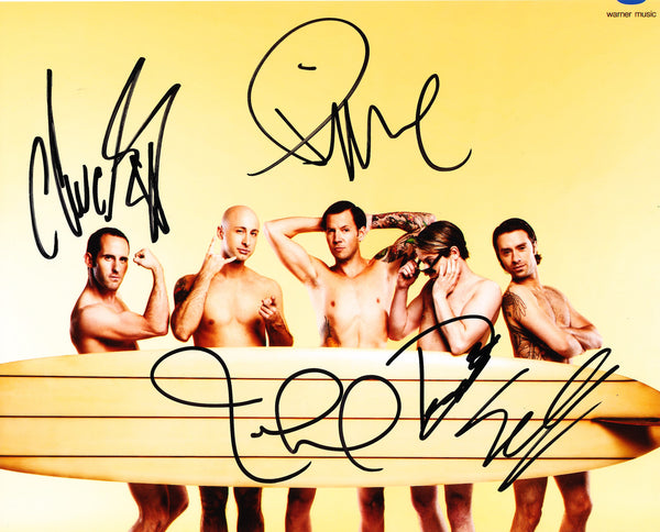SIMPLE PLAN SIGNED 8X10 PHOTO – Overtime Autographs