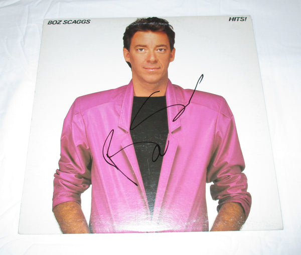 BOZ SCAGGS SIGNED HITS VINYL RECORD – Overtime Autographs