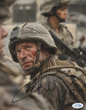 AARON ECKHART SIGNED BATTLE: LOS ANGELES 8X10 PHOTO ACOA