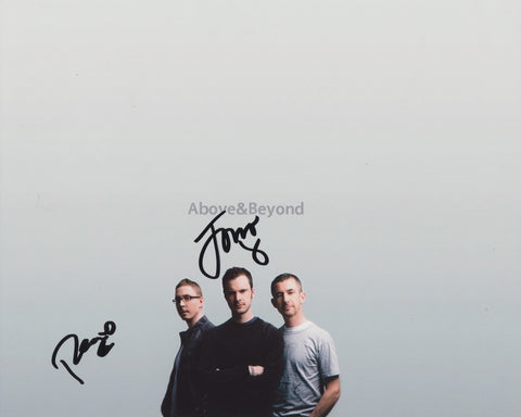 ABOVE AND BEYOND SIGNED 8X10 PHOTO 4