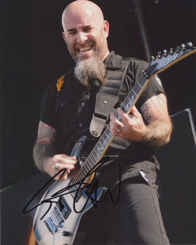 SCOTT IAN SIGNED ANTHRAX 8X10 PHOTO