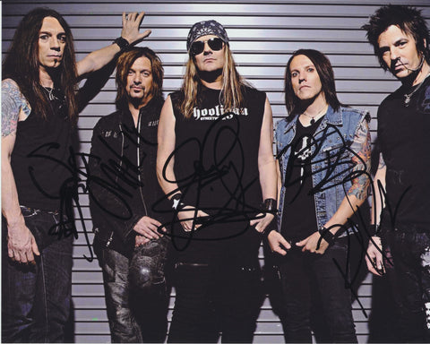 SKID ROW SIGNED 8X10 PHOTO