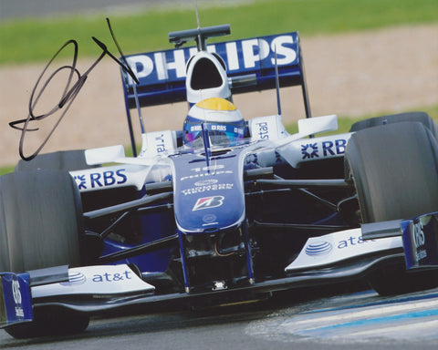 NICO ROSBERG SIGNED AT&T WILLIAMS F1 FORMULA 1 8X10 PHOTO