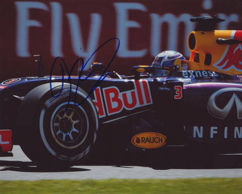 DANIEL RICCIARDO SIGNED INFINITI RED BULL RACING F1 FORMULA 1 8X10 PHOTO 8