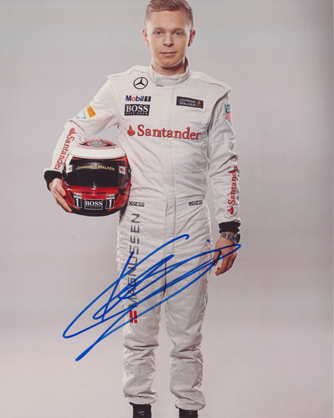 KEVIN MAGNUSSEN SIGNED MCLAREN MERCEDES F1 FORMULA 1 8X10 PHOTO
