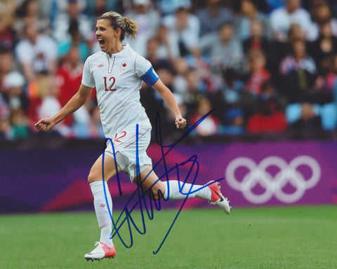 CHRISTINE SINCLAIR SIGNED TEAM CANADA 2012 OLYMPICS 8X10 PHOTO