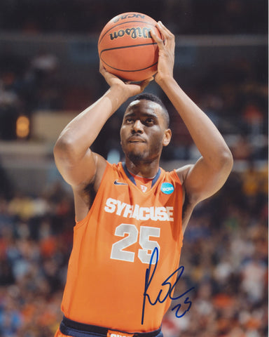 RAKEEM CHRISTMAS SIGNED SYRACUSE ORANGE 8X10 PHOTO 2