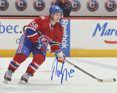 DAVID DESHARNAIS SIGNED MONTREAL CANADIENS 8X10 PHOTO