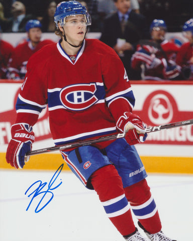 NATHAN BEAULIEU SIGNED MONTREAL CANADIENS 8X10 PHOTO 4