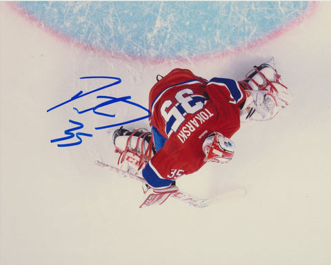 DUSTIN TOKARSKI SIGNED MONTREAL CANADIENS 8X10 PHOTO 3