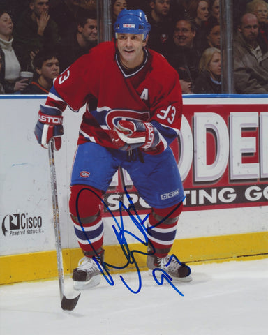 DOUG GILMOUR SIGNED MONTREAL CANADIENS 8X10 PHOTO