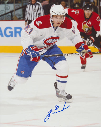 BEN MAXWELL SIGNED MONTREAL CANADIENS 8X10 PHOTO