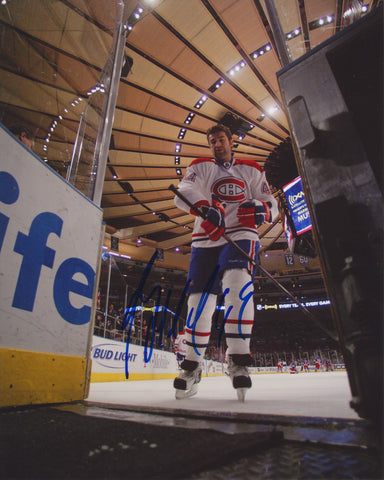 ROMAN HAMRLIK SIGNED MONTREAL CANADIENS 8X10 PHOTO