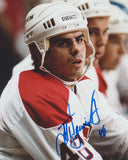 J.J. DAIGNEAULT SIGNED MONTREAL CANADIENS 8X10 PHOTO 2
