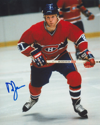 DOUG JARVIS SIGNED MONTREAL CANADIENS 8X10 PHOTO 2