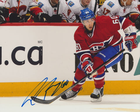 AARON PALUSHAJ SIGNED MONTREAL CANADIENS 8X10 PHOTO 2