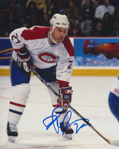 SHAYNE CORSON SIGNED MONTREAL CANADIENS 8X10 PHOTO 2