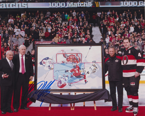 CHRIS PHILLIPS SIGNED OTTAWA SENATORS 8X10 PHOTO