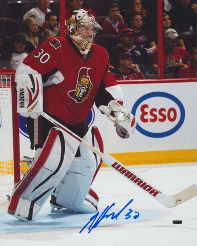 ANDREW HAMMOND SIGNED OTTAWA SENATORS 8X10 PHOTO 2