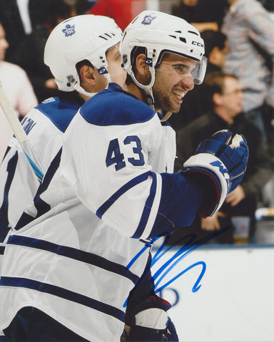 NAZEM KADRI SIGNED TORONTO MAPLE LEAFS 8X10 PHOTO 3