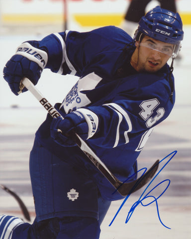 NAZEM KADRI SIGNED TORONTO MAPLE LEAFS 8X10 PHOTO 4