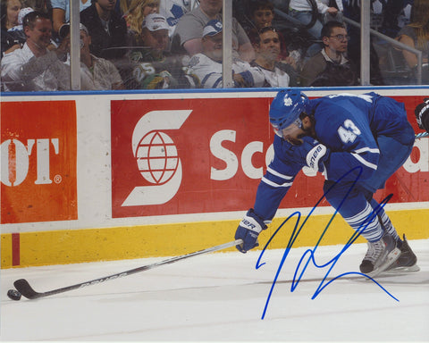 NAZEM KADRI SIGNED TORONTO MAPLE LEAFS 8X10 PHOTO 7
