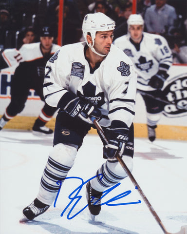 DALLAS EAKINS SIGNED TORONTO MAPLE LEAFS 8X10 PHOTO 2