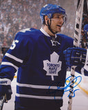 MATTHEW LOMBARDI SIGNED TORONTO MAPLE LEAFS 8X10 PHOTO