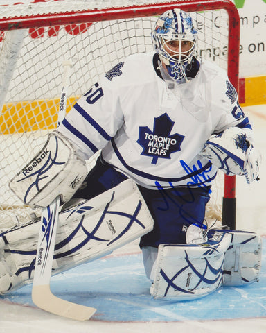 JONAS GUSTAVSSON SIGNED TORONTO MAPLE LEAFS 8X10 PHOTO