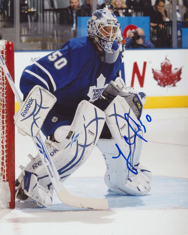 JONAS GUSTAVSSON SIGNED TORONTO MAPLE LEAFS 8X10 PHOTO 3