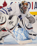 JEAN-SEBASTIEN GIGUERE SIGNED TORONTO MAPLE LEAFS 8X10 PHOTO 2