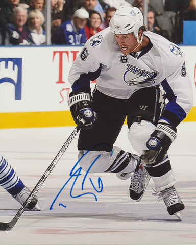 RYAN MALONE SIGNED TAMPA BAY LIGHTNING 8X10 PHOTO