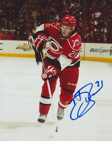 DRAYSON BOWMAN SIGNED CAROLINA HURRICANES 8X10 PHOTO