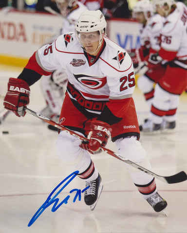 JONI PITKANEN SIGNED CAROLINA HURRICANES 8X10 PHOTO