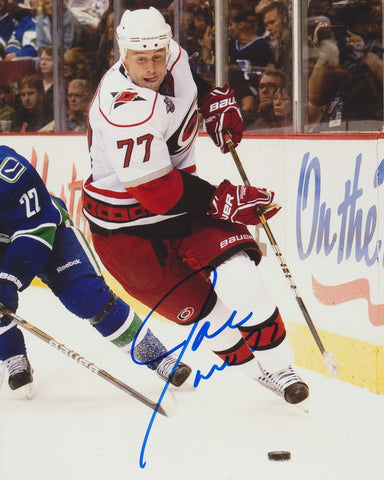 JOE CORVO SIGNED CAROLINA HURRICANES 8X10 PHOTO